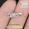 Charm Dije plateado musical trompeta