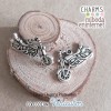 Charm Moto plateada