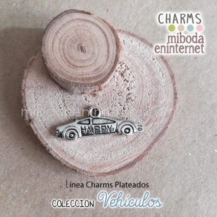 Charm Coche Carreras plateado