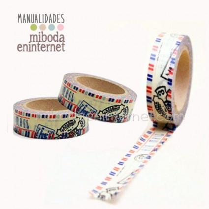 Washi tape avion airmail