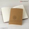 Libreta kraft aire vintage retro con guias a rayas