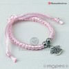 Pulsera Rosa Charm Angelito