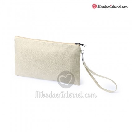 Portatodo Tela Beige 25 cms