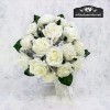 Ramo Flores Blanco Novia alfileres decoración