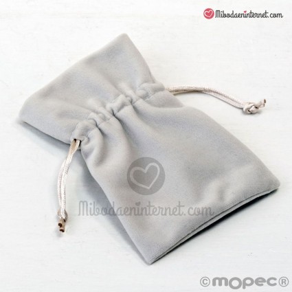 Bolsa Terciopelo Beige