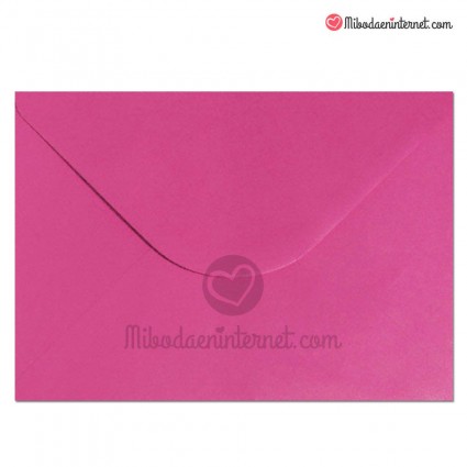 Sobre C5 Rosa Fucsia Pink para invitaciones de boda