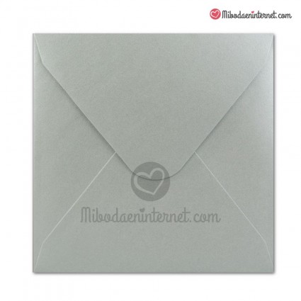 Sobre Cuadrado Plata 120gr