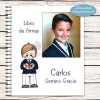 Libro de Firmas Primera Comunión con fotografía