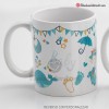 Taza de bautizo personalizable