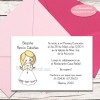 Invitación Primera Comunion Lucia con sobre incluido