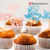 Decoración de cupcake con pick baby Boy