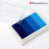 Tinta para Sello Tampón Azul Gradiente Scrapbooking 