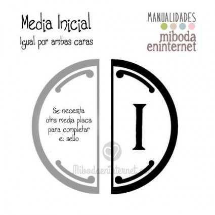 I - Media inicial para sello vacío de lacre