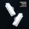 4 ud Terminal grapa dentada plata silver 16x8