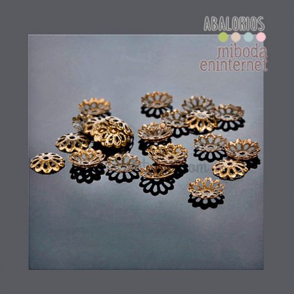 10 ud casquillos para bolas bronce 8mm 