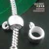 Adaptador a europeo pandora acrílico plata brillo 11x8mm 