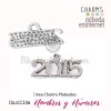 Charm numero 2015 plateado