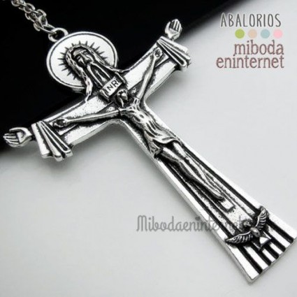 Collar Religión Cristo Redentor con Cruz superpuesta