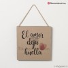 Cuadro El amor deja huella para colgar