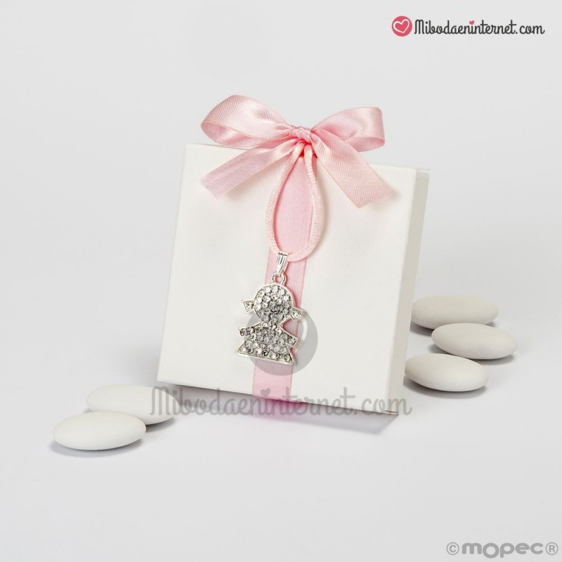 Bolsa de regalo pequeña de color blanco brillante, bolsa de regalo con  cordón y etiqueta, juego de 12 bolsas