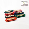 Placa madera Friend colores surtidos