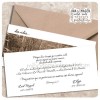 Invitación Boda Dos vidas, un camino Rectangular