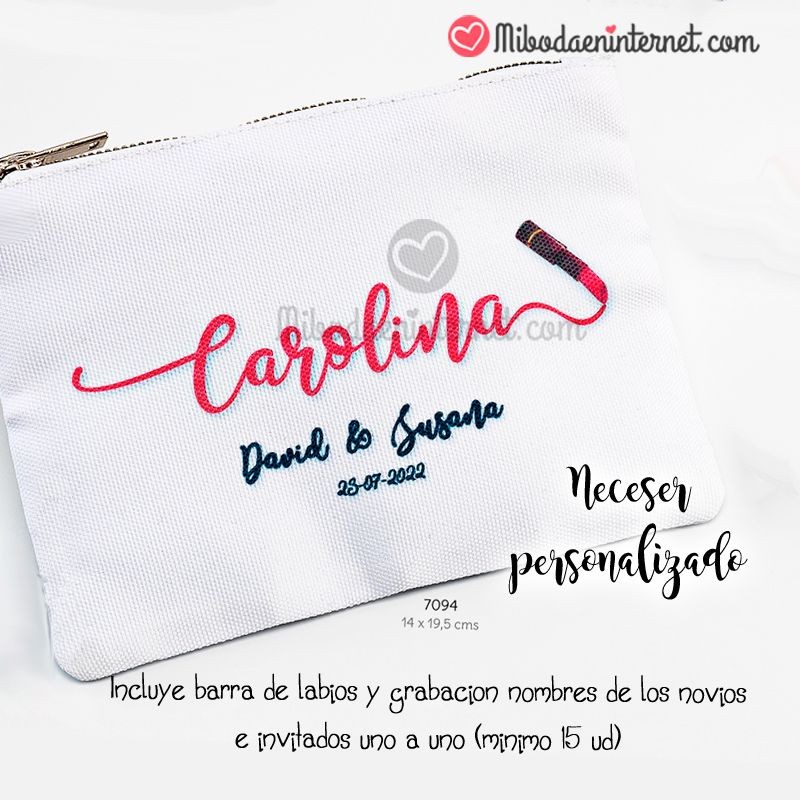 Neceser de algodón personalizado con base - Creating Bags