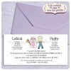 Invitación Boda Novios Felices rectangular