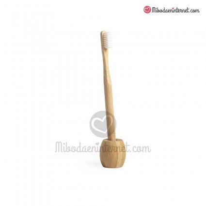 Cepillo Dental Bamboo con soporte