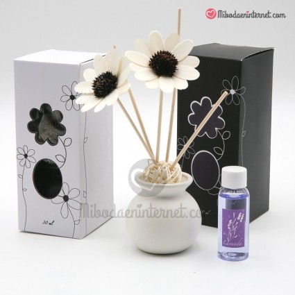 Mikado Ceramica Flores con Caja