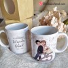 Taza Bodas Plata personalizada con caja regalo