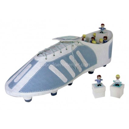 Expositor Bota Futbolista + 12 Cajitas Futbolistas