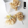 Bouquet Flores Rosa beige 14 cm