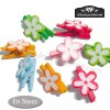 Mini Pinza madera con Flor 50ud