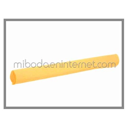 Rollo Papel Crepé Amarillo Huevo 50cms x 2,5 mts