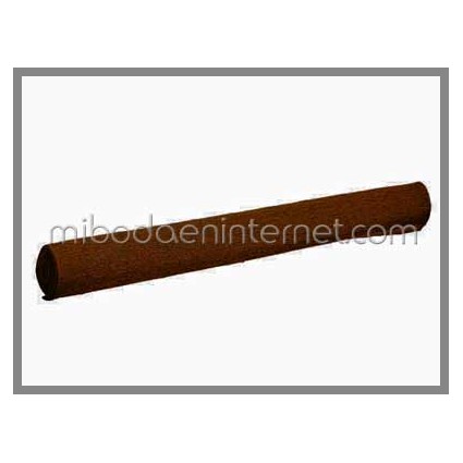 Rollo Papel Crepé Marrón Chocolate 50 cms x 2,5 mts