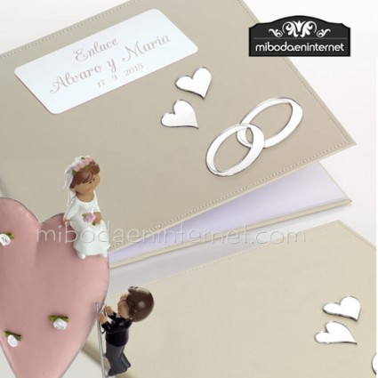 Libro de Firmas de Boda 31 x 29 cms