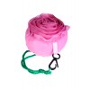 Bolsa plegable Flor Rosa con cajita y lazo