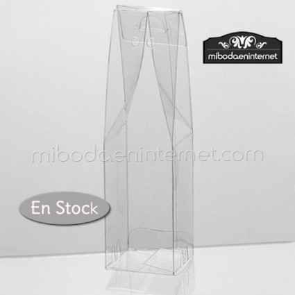 Caja Acetato Transparente c/cierre arriba 15,5 x 5 cms