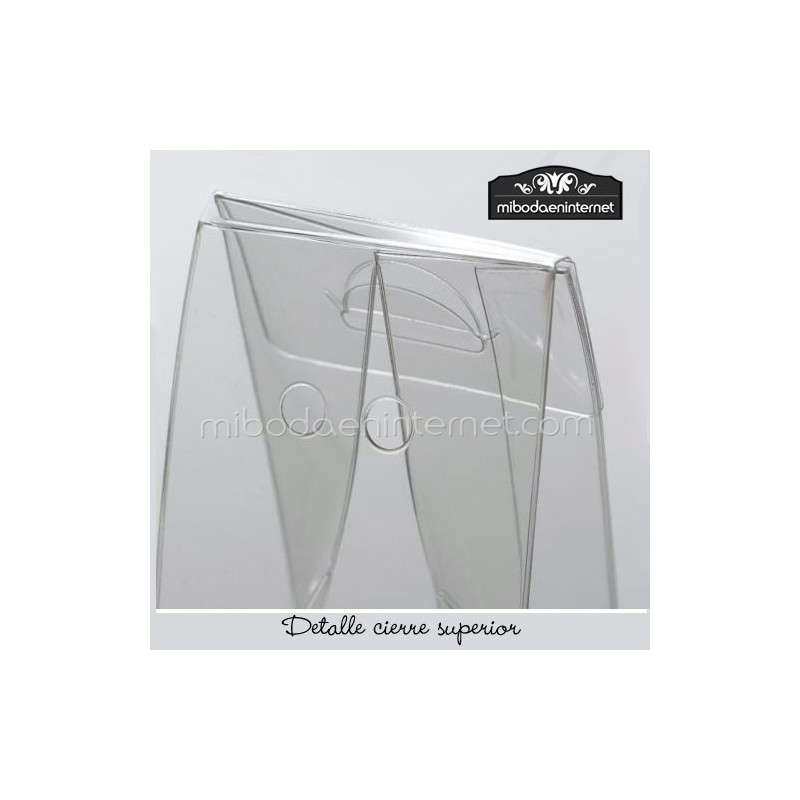 Exclusiva : Cajas Acetato Transparente Plana - Medidas Disponibles:1)  5.5x5.5x1.5 Cms.: 0.23 �