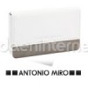 Tarjetero de polipiel blanca de la firma Antonio Miro