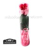 Flor de jabón Rosa con tiras de jabón y caja stda.