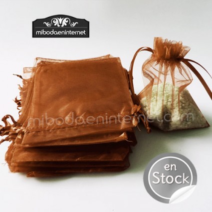 Bolsa Organza 09x15 COBRE