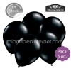 Globos Negros Decoración -pack 5 ud