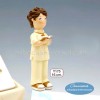 Figura Pastel Niño Comunión Traje Beige 16cm