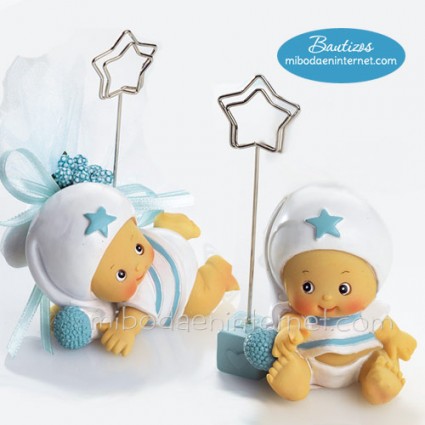 Sujeta Tarjetas Bebé Gorrito Niño Estrella