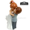 Figura Pastel Novios Mouflins Beso