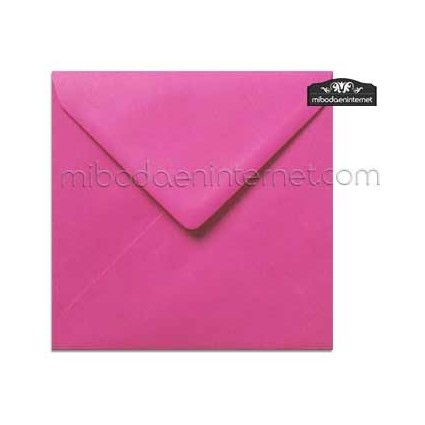 Sobre Cuadrado 15,5 Color Rosa Fucsia - SWQC28