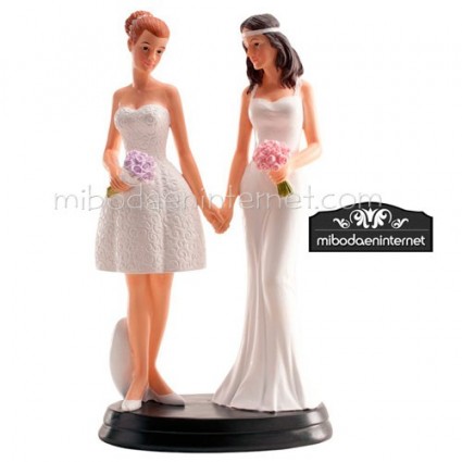 Figura pastel Novias Chicas