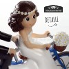 Detalle novia figura tandem